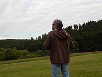 Platzwart bei der "Arbeit".